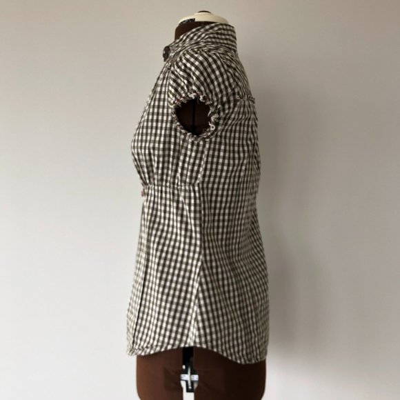 Miss Sixty Gingham Fitted Top - Picture 4 of 8